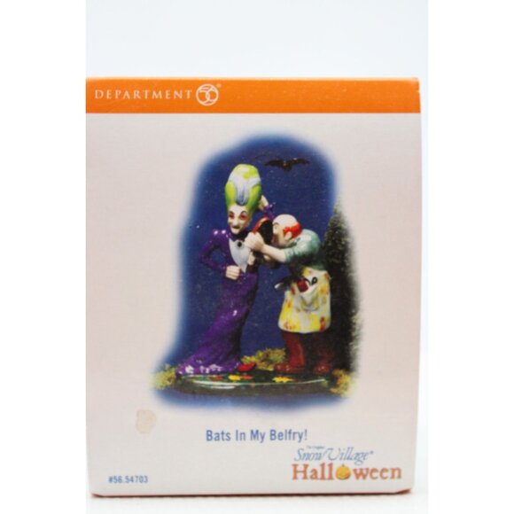 Dept 56 Halloween Village - Bats in my Belfry - Picture 1 of 6